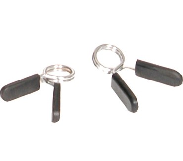 Olympic Chrome EZ-on Collars with Rubber Grips