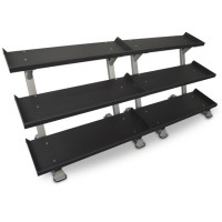 109" 3-Tier Dumbbell Rack System